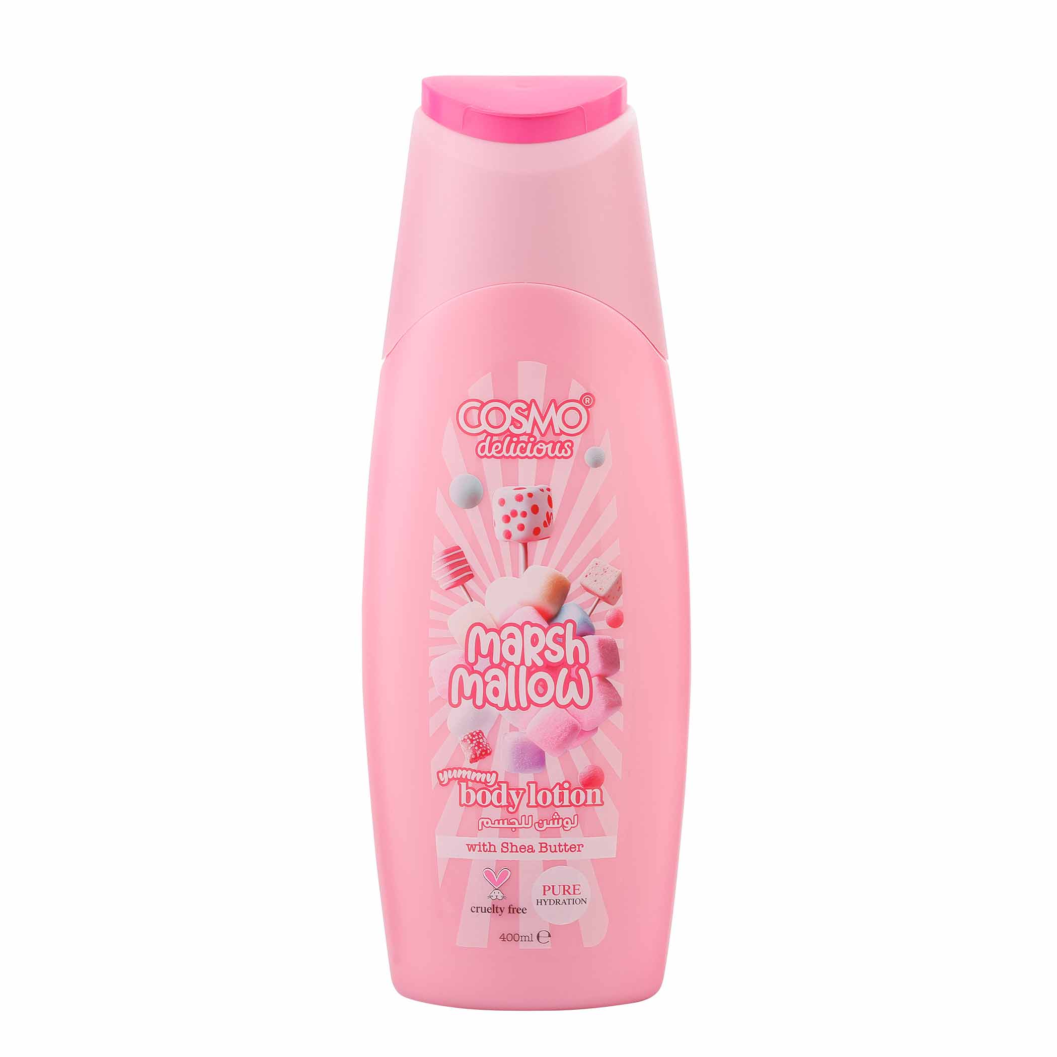 Loción corporal COSMO Delicious Marshmallow 400 ml